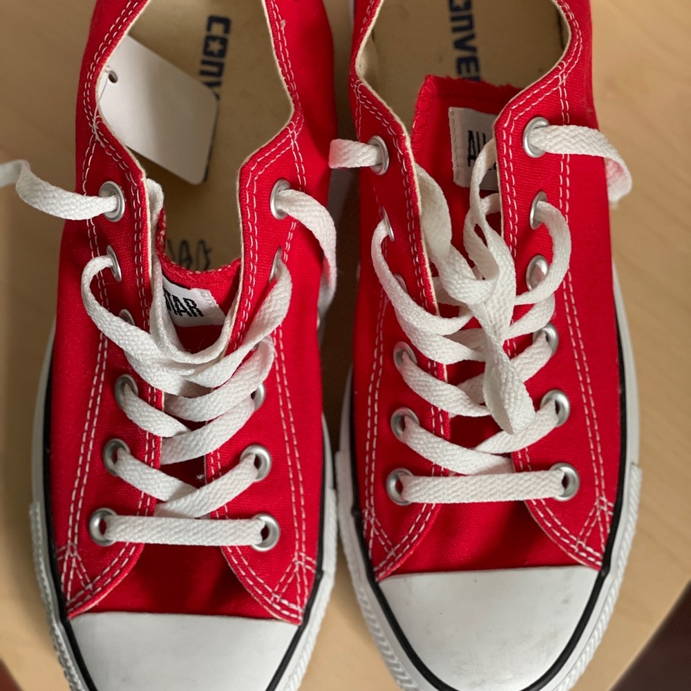 Converse Kids Bright Red Sneakers